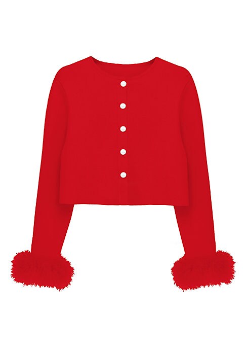 Feathered Chic Cardigan