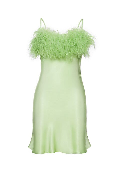 Feathered Satin Delight
