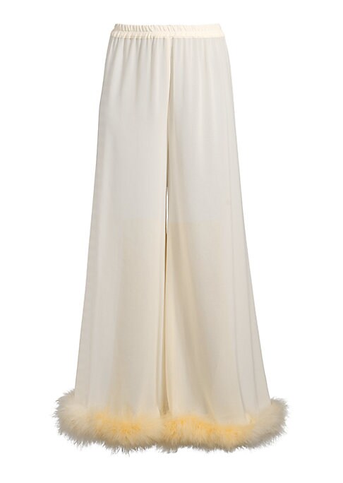 Feather Cuff Lounge Pants