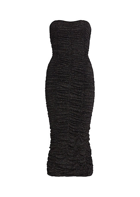 Radiant Ruched Midi Dress
