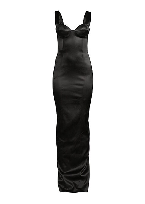 Elegant Satin Evening Gown