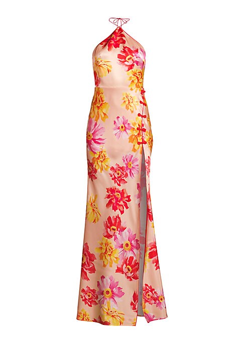 Floral Halter Elegance