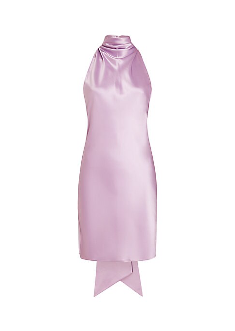 Satin Bow Back Dress