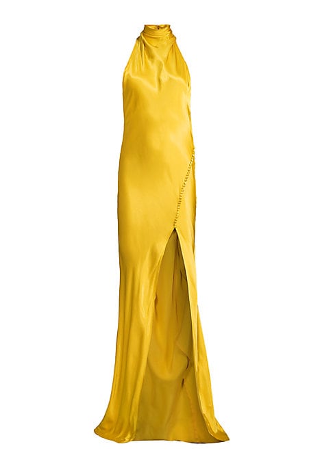 Chic Satin Evening Gown