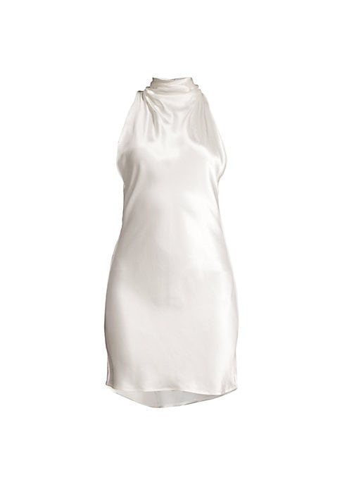 Satin Bow Minidress