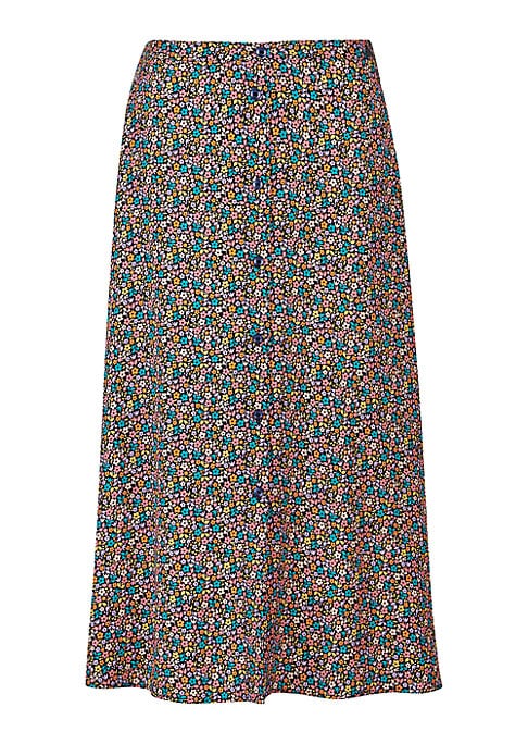 Floral Midi Skirt Delight
