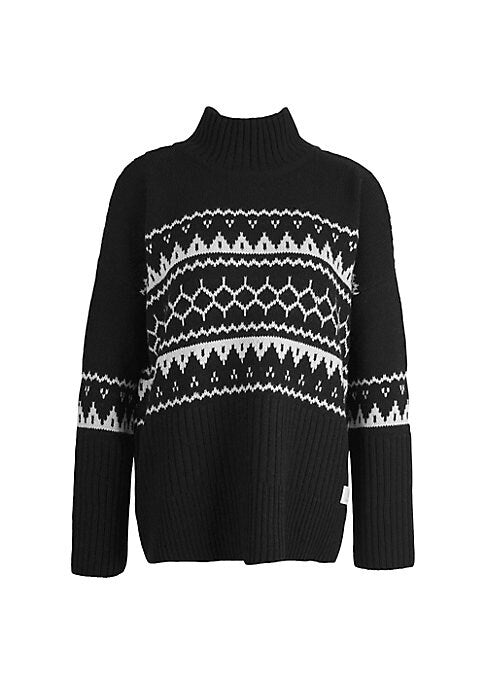 Cozy Fair-Isle Turtleneck Sweater