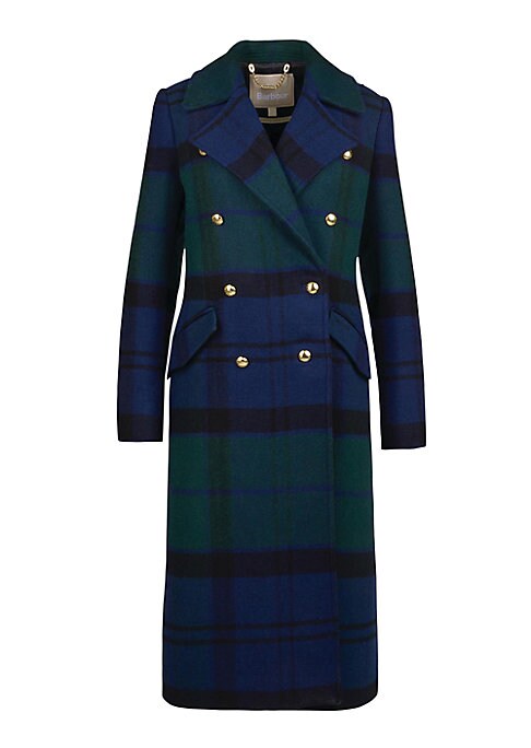 Chic Plaid Wool Coat