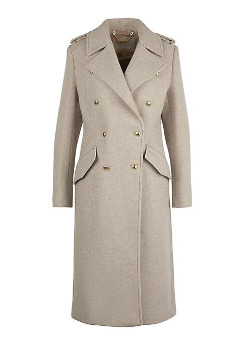 Military Chic Wool Coat