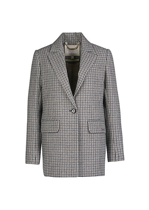 Chic Houndstooth Jacket