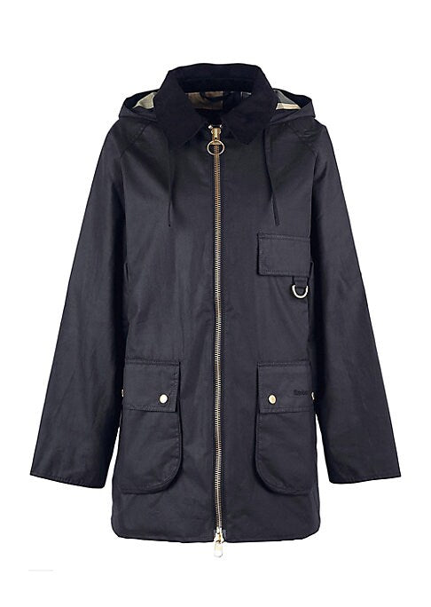 Plaid Waxed Utility Coat