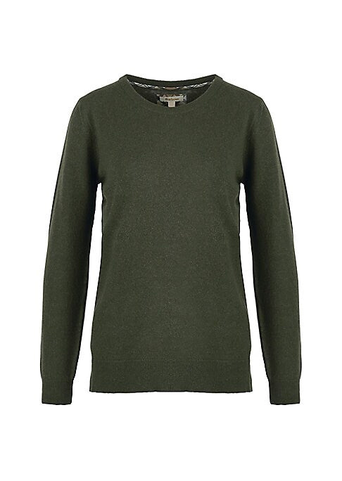 Tartan Patch Crew Sweater