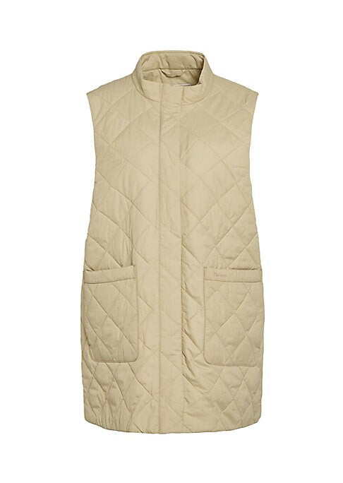 Chic Quilted Funnel Vest