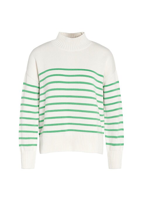 Cozy Striped Funnel Sweater