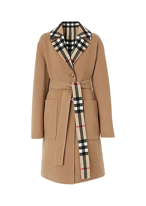 Chic Reversible Wool Coat