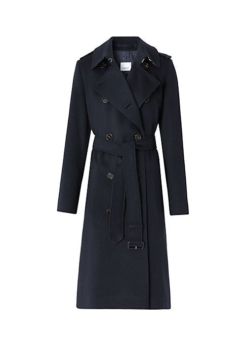 Chic Cashmere Trench Coat