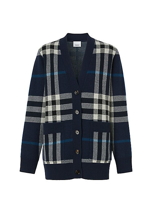 Chic Check Cardigan