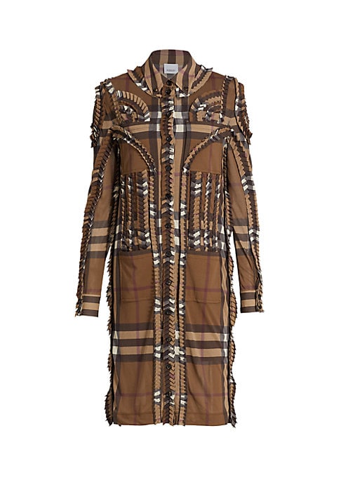 Pleated Ribbon Dress
