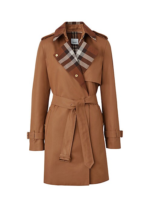 Belted Cotton Trench Coat