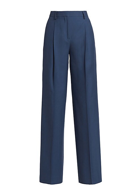 Chic Wool Wide Trousers