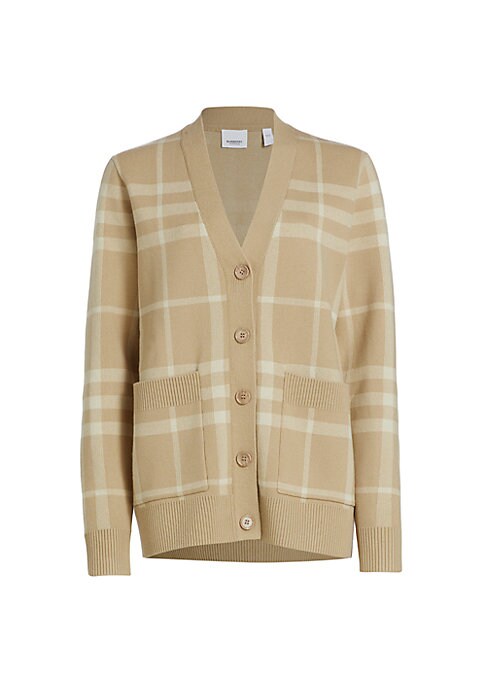 Cozy Check Cardigan