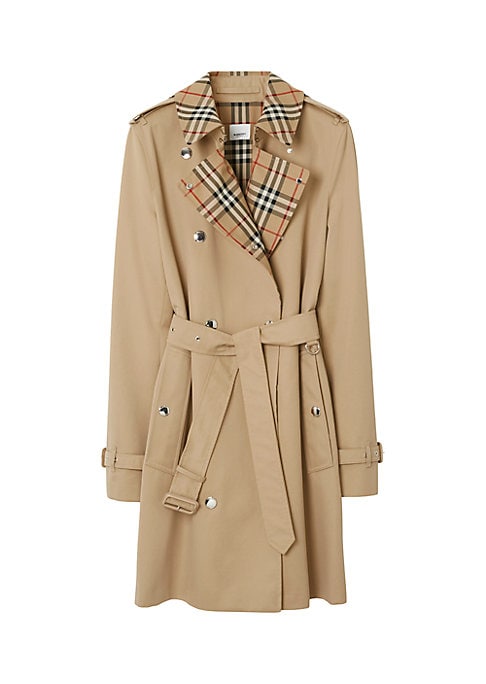 Belted Classic Cotton Trench