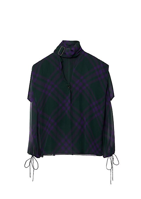 Chic Silk Scarf Blouse