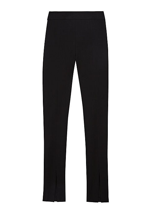 Slit Hem Tailored Trousers