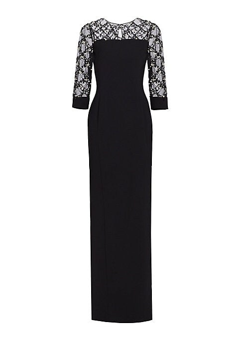 Beaded Elegance Gown