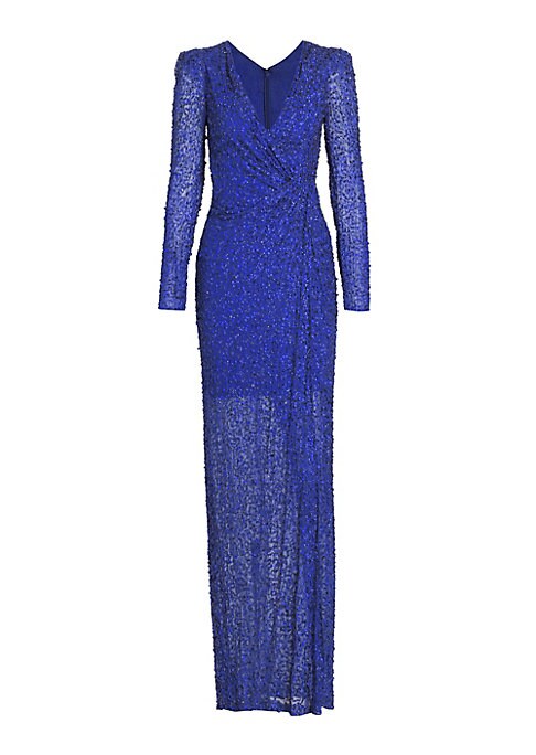 Glamorous Silk Evening Dress