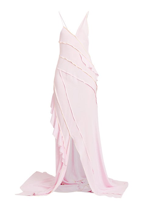 Elegant Ruffle Maxi Dress