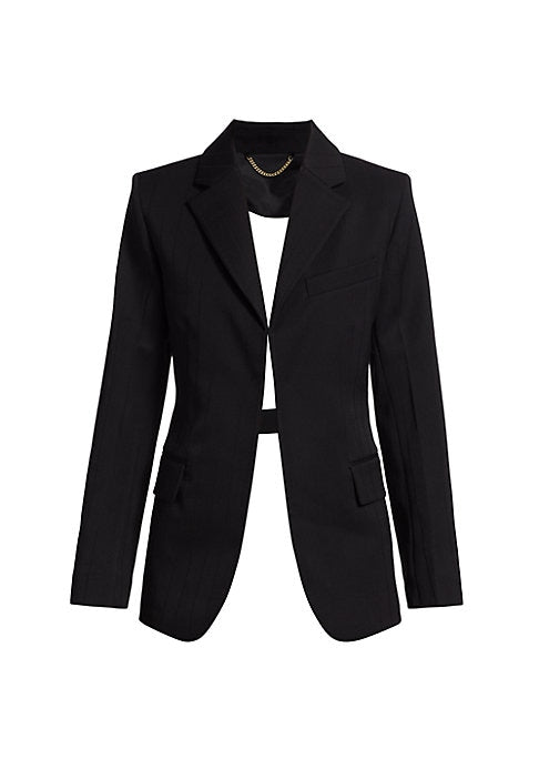 Elegant Backless Blazer