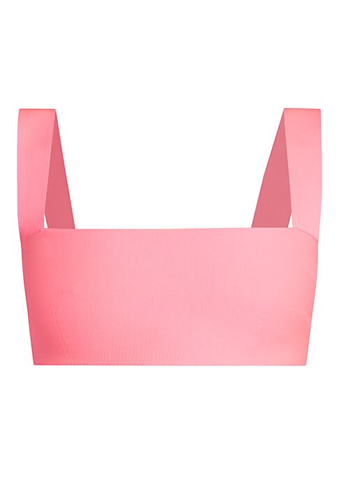 Sleek Stretch Bandeau Crop