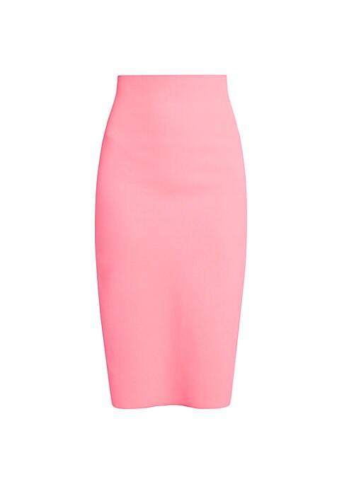 Ribbed Midi Skirt