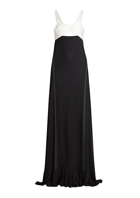 Layered Cut-Out Maxi Dress