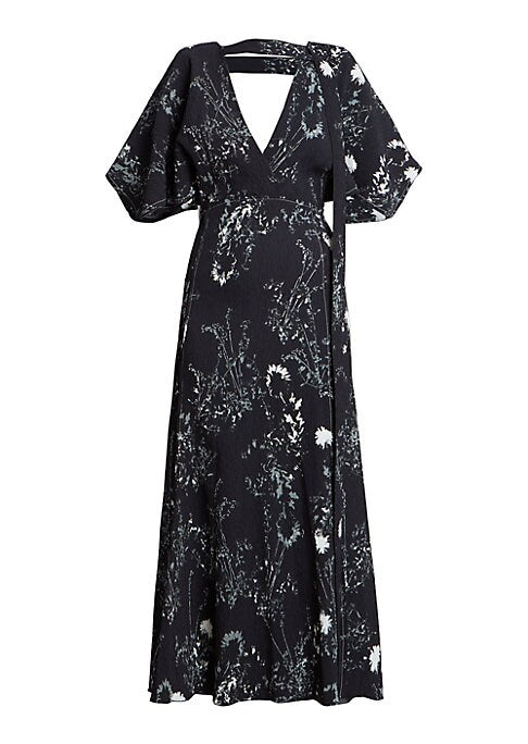 Fluid Draped Goddess Dress