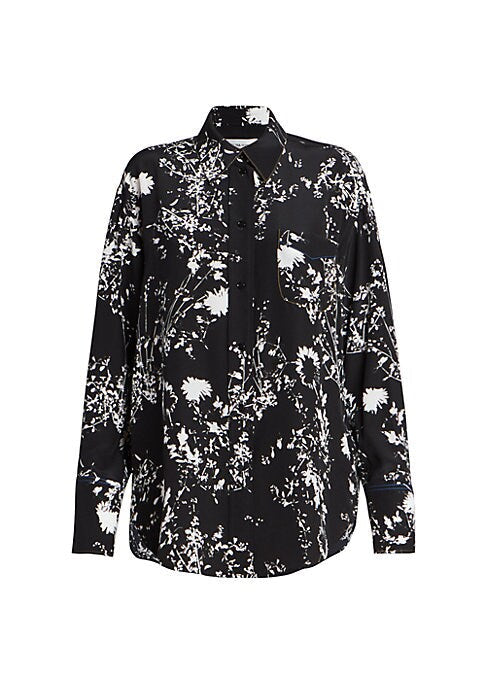 Floral Silk Blouse