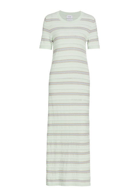 Breezy Striped Midi Dress