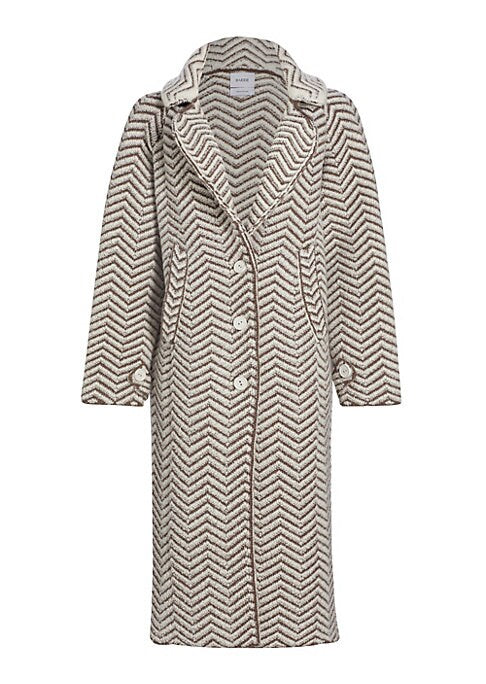 Chevron Luxe Coat
