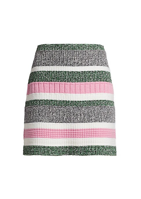 Textured Knit Mini Skirt