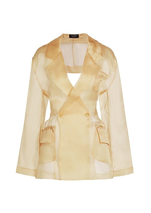 Sheer Elegance Cut-Out Jacket