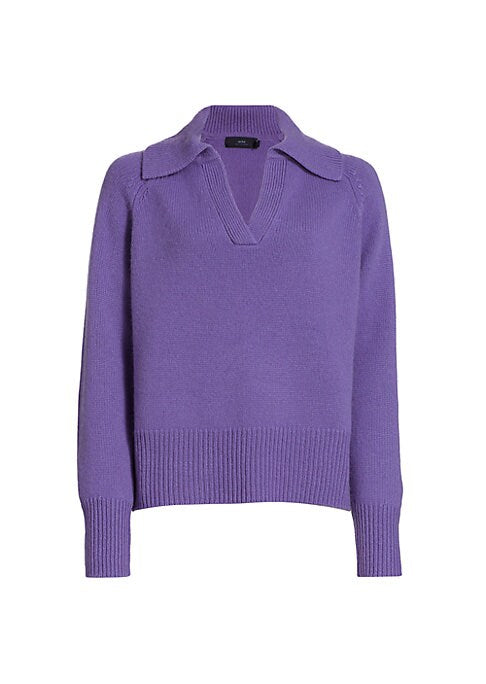 Chic Cashmere Polo Top