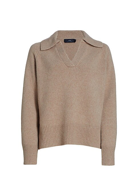 Luxury Cashmere Polo Sweater