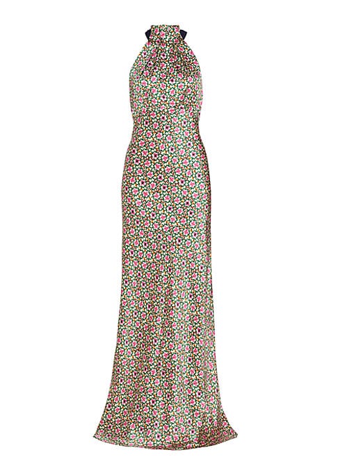 Floral Halter Bliss Gown