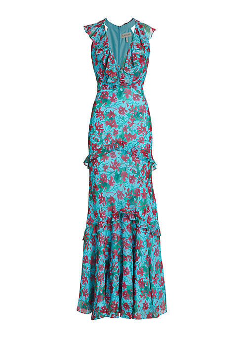 Floral Ruffle Elegance Dress