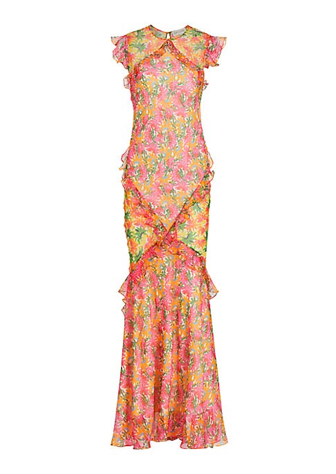 Floral Ruffle Elegance