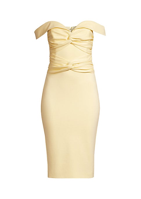 Sweetheart Twist Midi Dress