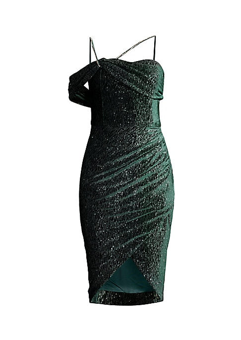Glam Velvet Tulip Dress