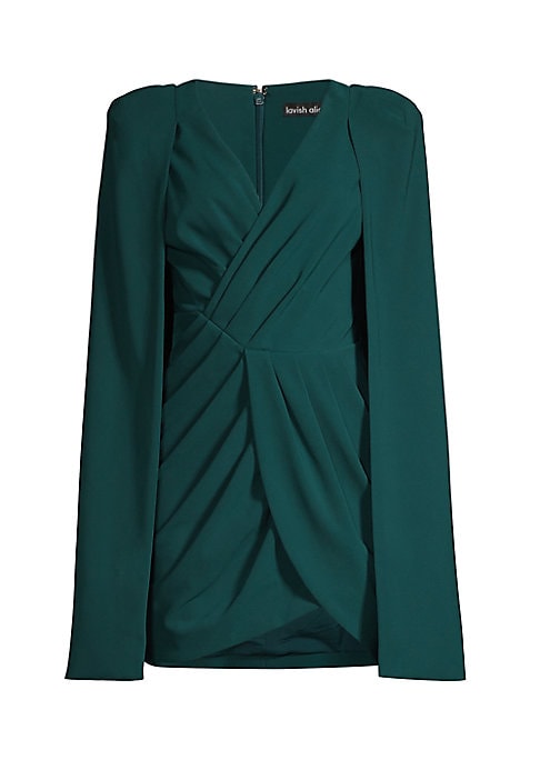 Cape Elegance Minidress