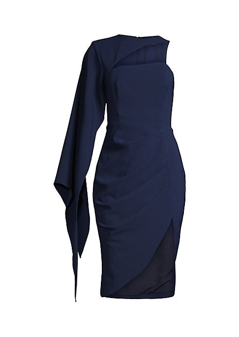 Capes & Slits Mini Dress